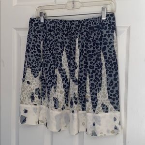 Cabi cheetah print skirt